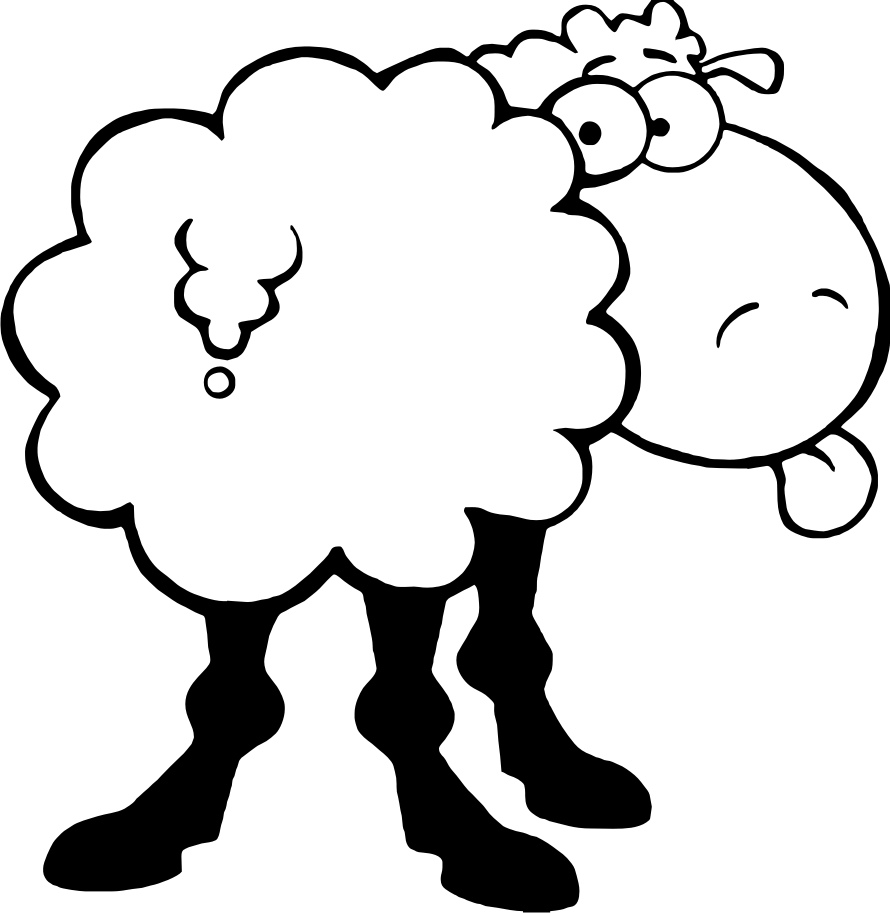 Images For > Black Lamb Clipart