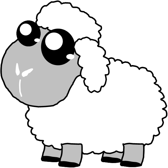 Cute Sheep by jacob-black-rox on deviantART