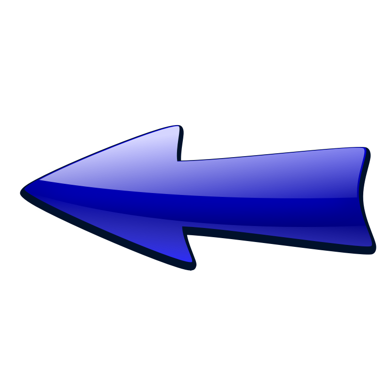 Clipart - Long Arrow Left