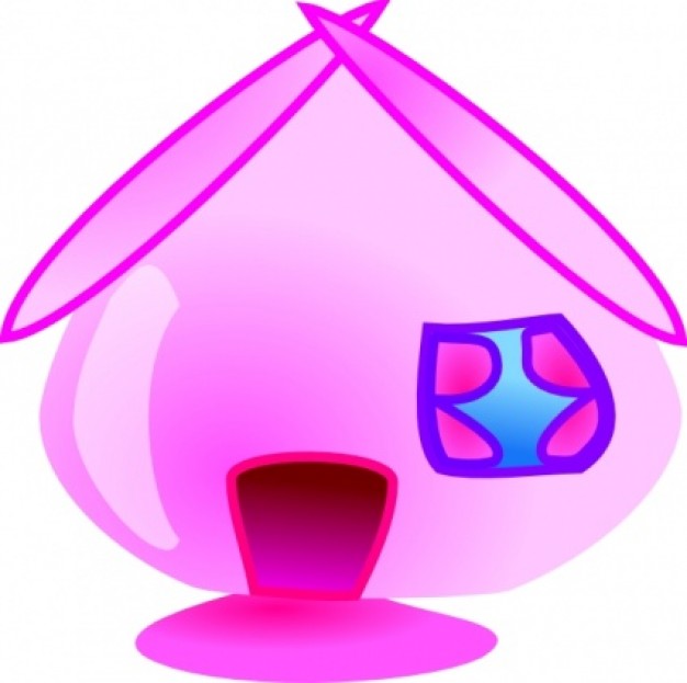 Bubble Gum House Clipart Vector Vector | Free Download