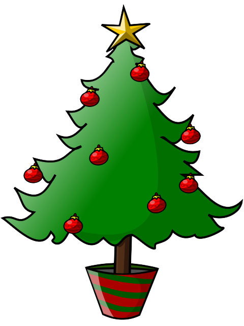 Clipart Christmas Tree With Presents | Clipart Panda - Free ...