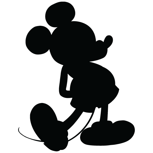 mickey mouse silhouette clip art free - photo #2