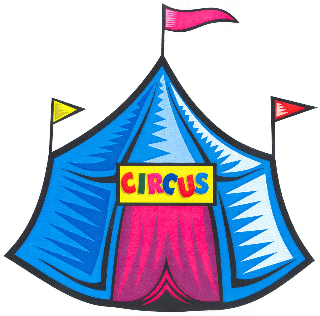 Pin Circus Clipart Of An Entertaining Gorilla In Orange And on ...