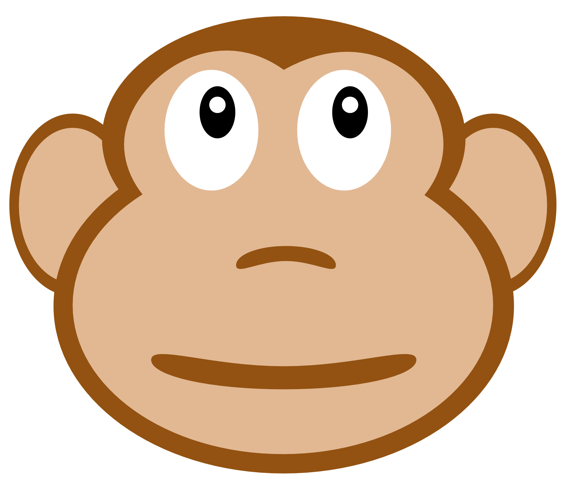 monkey head clip art - photo #31