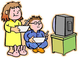 Pix For > Children Watching Tv Clip Art