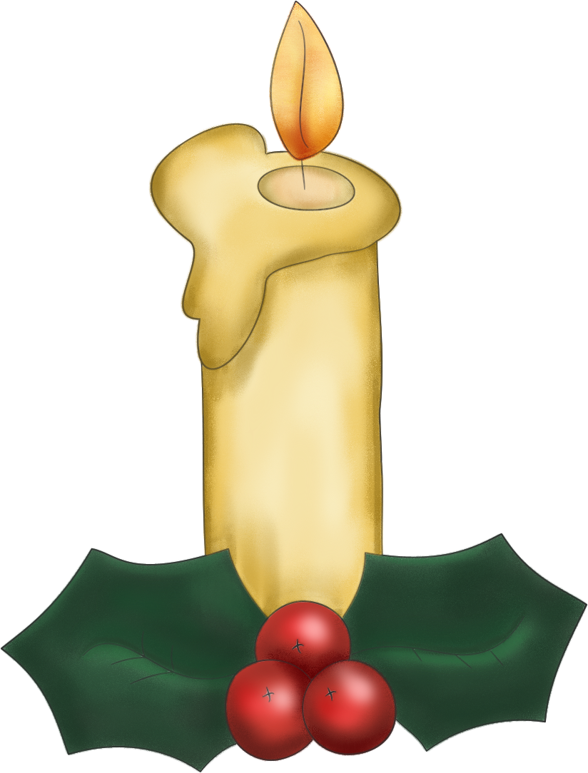 clipart christmas candles - photo #36