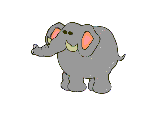 Animals Animated Clipart: 1-6-elephant_animation : Classroom Clipart
