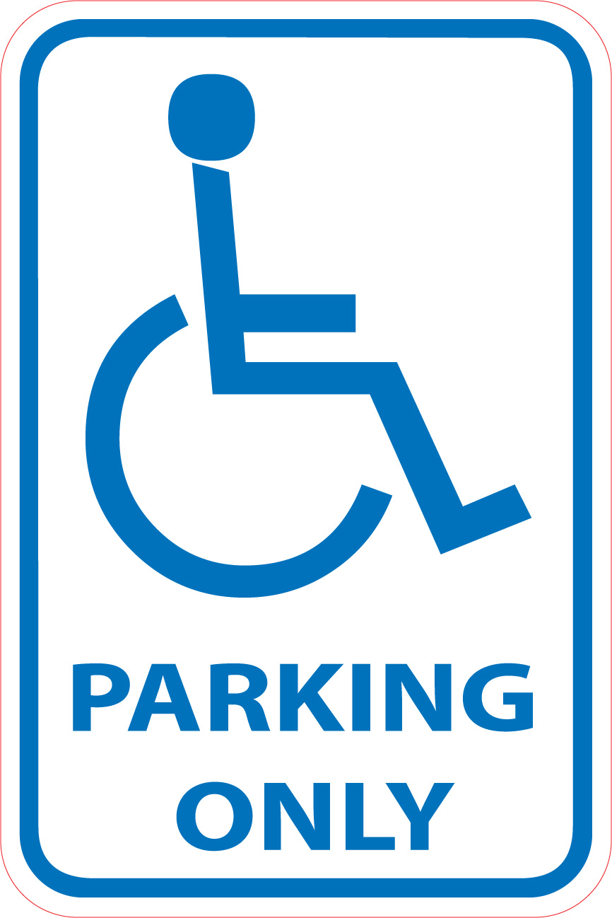 Printable Handicap Parking Signs