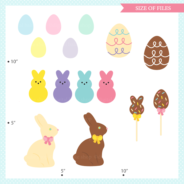 Easter Candy Digital Clip Art - Cliparts - Mygrafico.