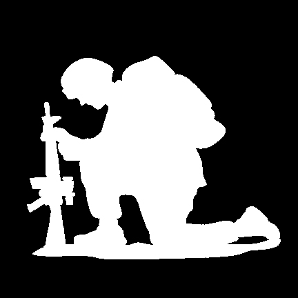 Pix For > Soldier Kneeling