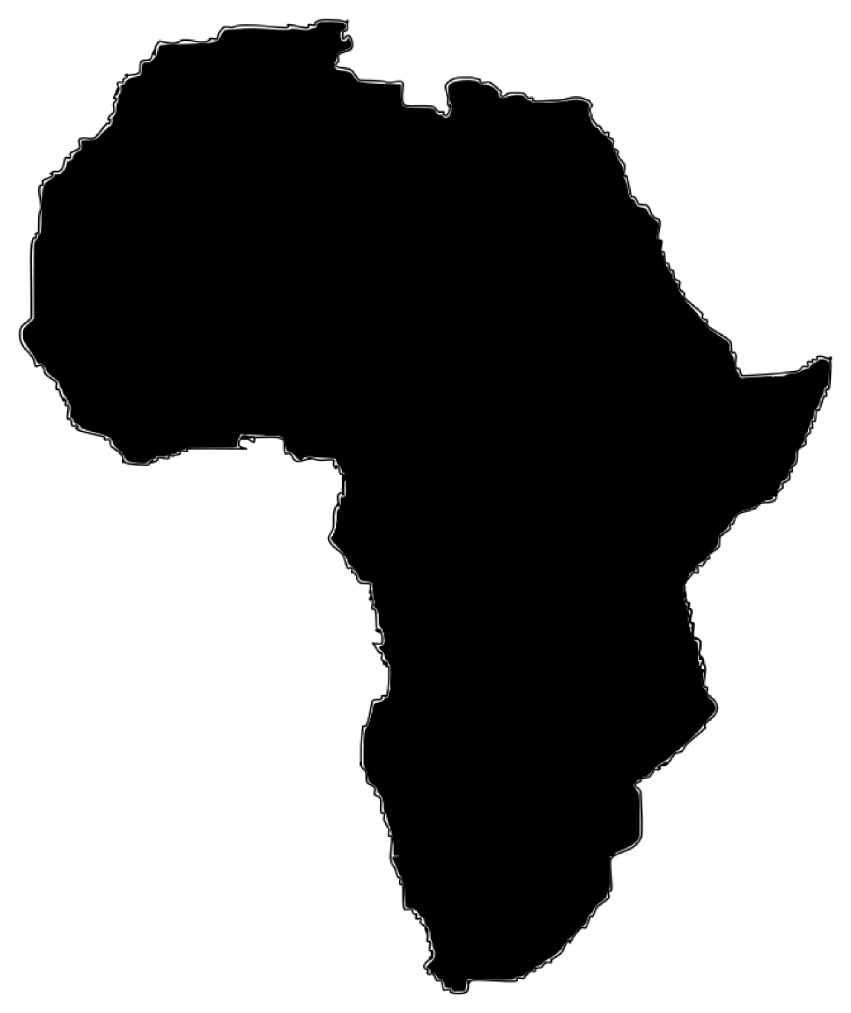 africa clipart map - photo #15