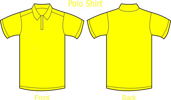 Polo Shirt Outline
