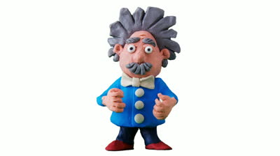 Animated Scientist Says (including Alpha Matte). Stop Motion ...