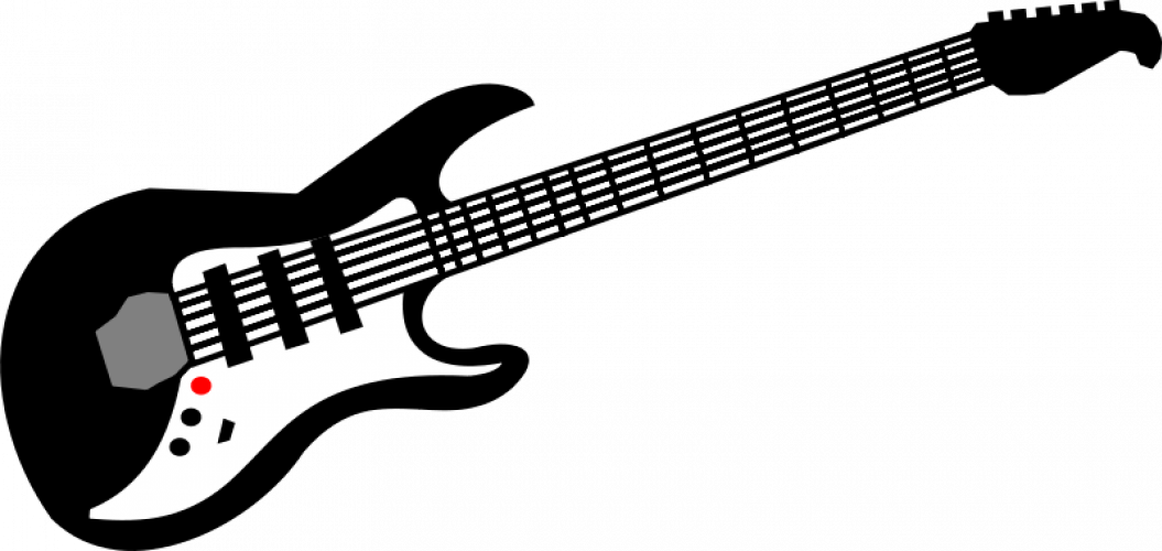 Elektro gitar vektör indir | Halka açık vektörler