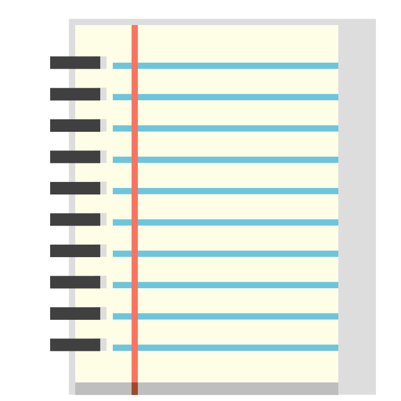 Clipart - note book