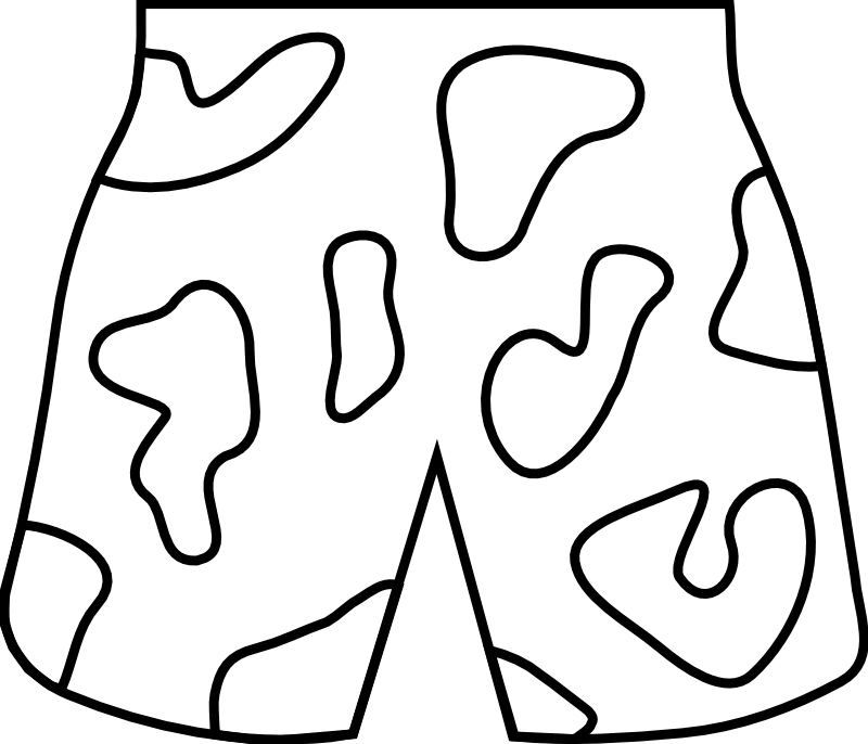 clipart clothes black and white - photo #25