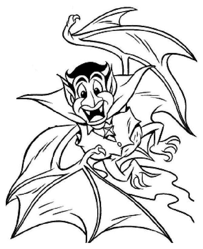 halloween bat coloring pages | Coloring Picture HD For Kids ...