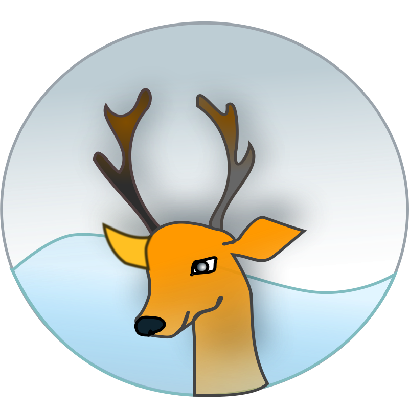 Clipart - reindeer