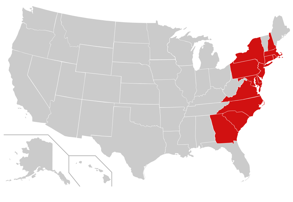 File:Thirteen Colonies Original Highlighted.svg - Wikimedia Commons
