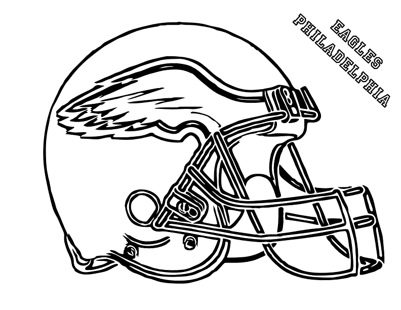 eagles football Colouring Pages