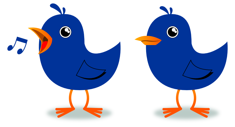 Twitter Birds Singing Musical Powder Blue dingle peacesymbol.org ...