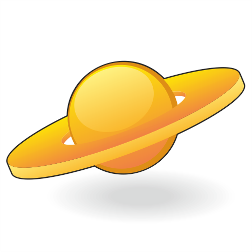 Saturn Icon X image - vector clip art online, royalty free ...