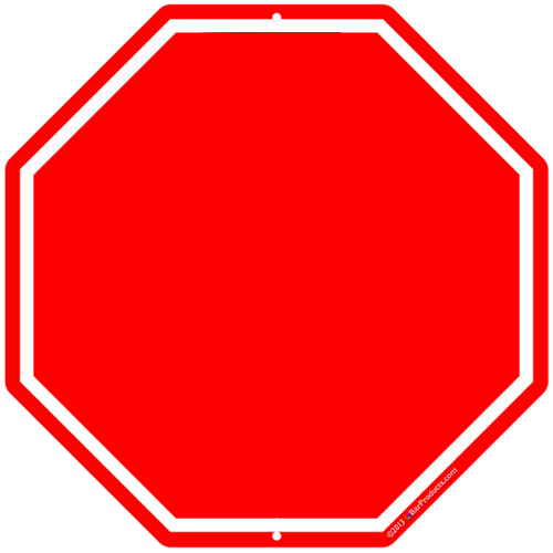 Kolorcoat™ Octagon Custom Bar Sign - Stop Sign