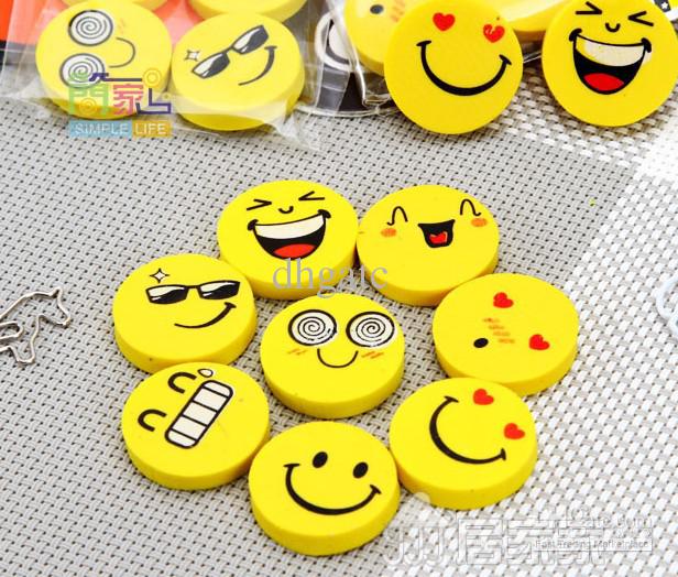 Funny Smiling Eraser Baby Cartoon Faces Expression Erasers Kids ...