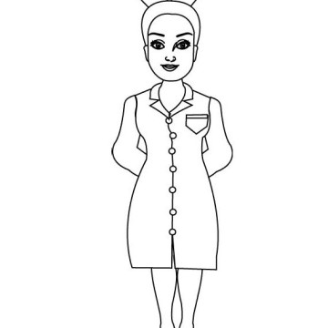 Doctor Day Coloring Pages : Nurse Printable Coloring For Kids Kids ...