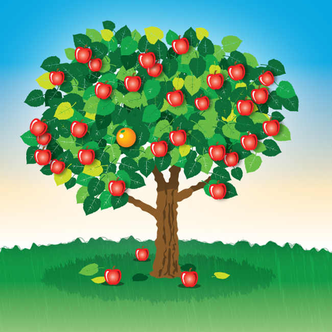 Cartoon Apple Tree - Cliparts.co