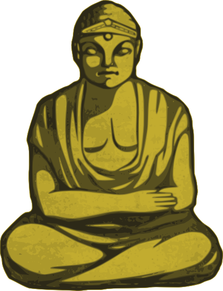 Golden Buddha 2 Clip Art at Clker.com - vector clip art online ...