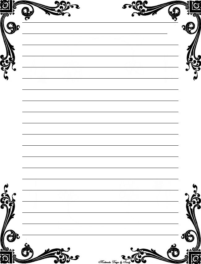 Free Printable Border Stationery Cliparts.co