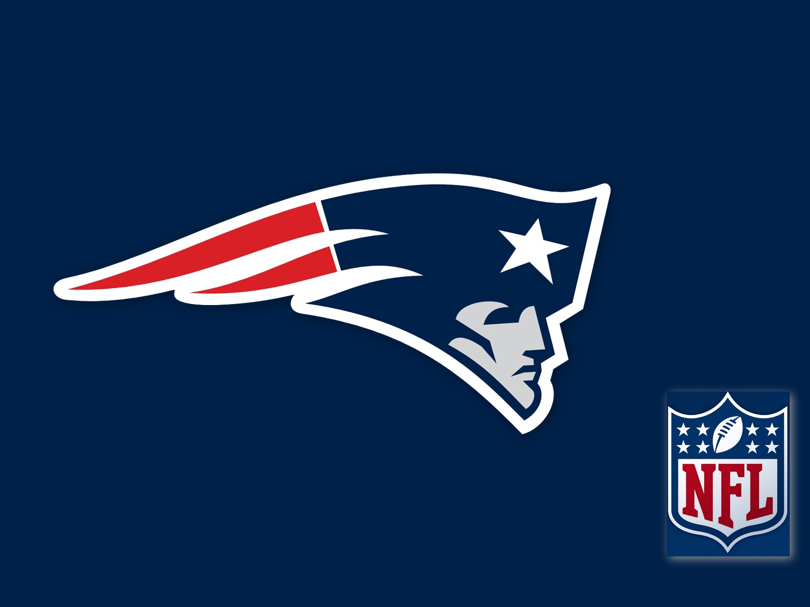 NFL New England Patriots Logo With NFL Logo 1600x1200 DESKTOP NFL ...