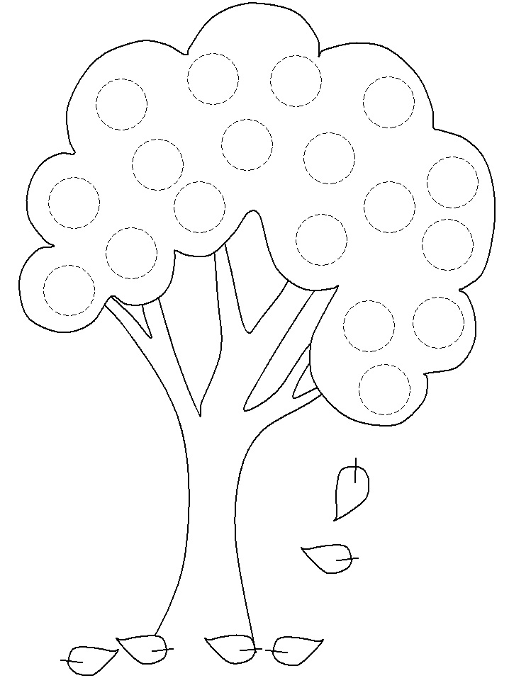 Free Printable Tree Template - AZ Coloring Pages