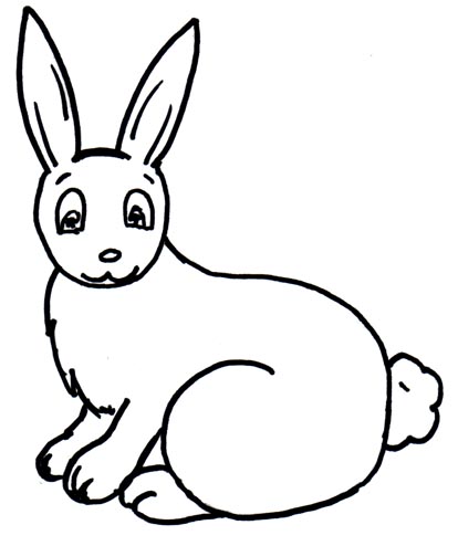 Bunny Rabbit Template - ClipArt Best