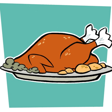 Thanksgiving Dinner Plate Clip Art