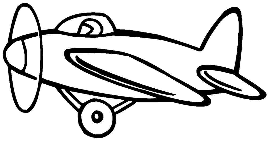 Transportation Air Plane Coloring Sheets Printable Free For Little ...