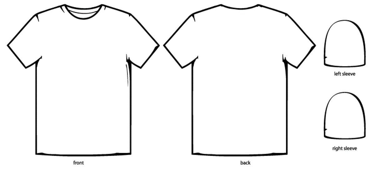 how to cut a shirt design