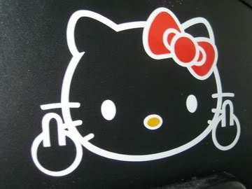 hello kitty hitam putih - hello kitty hitam putih earphone