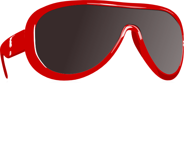 Red Sunglasses clip art - vector clip art online, royalty free ...