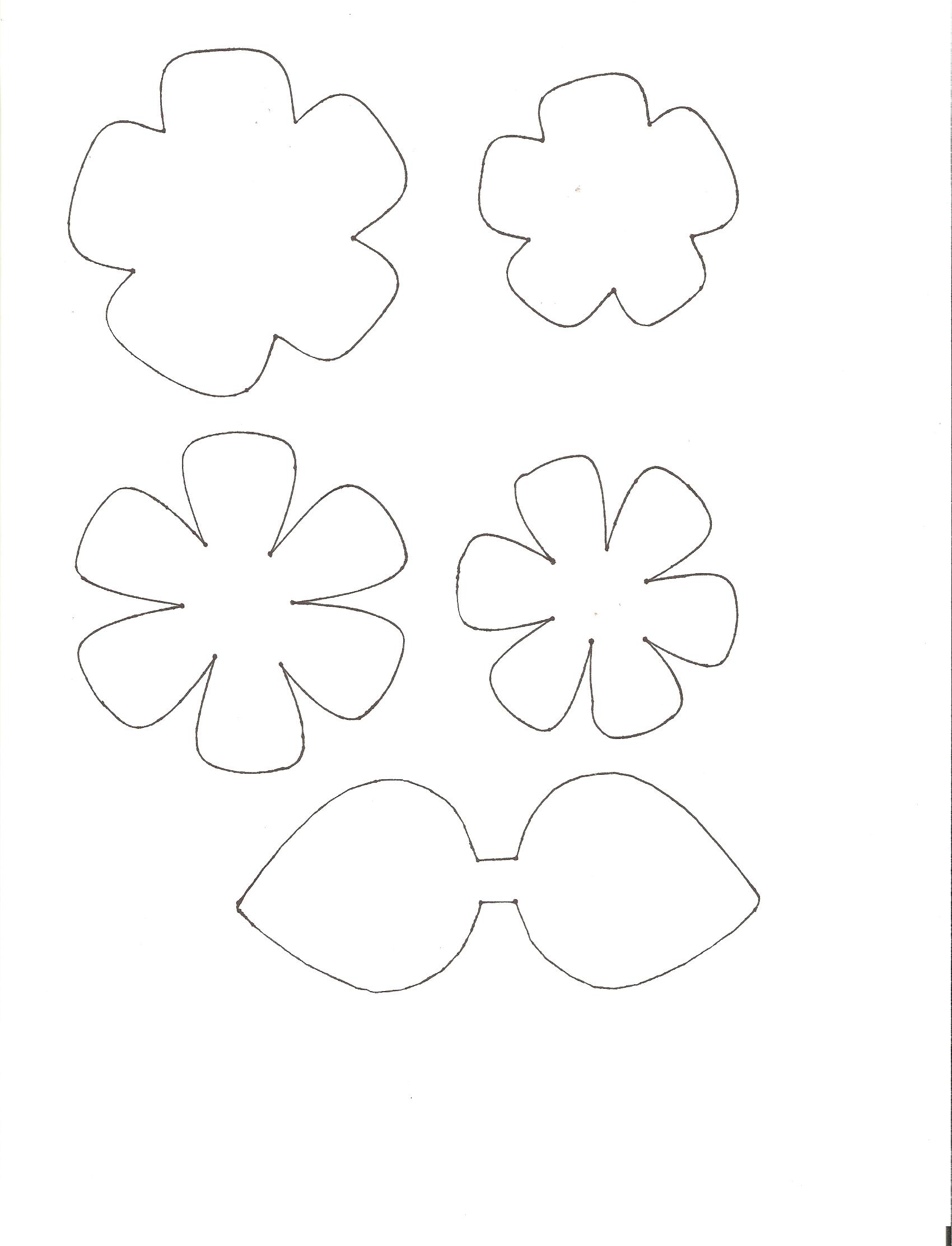 Simple Flower Template Cliparts.co