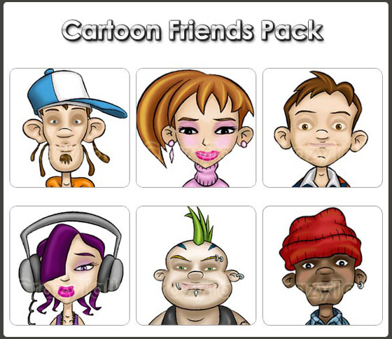 CrazyTalk Pack - Cartoon Friends