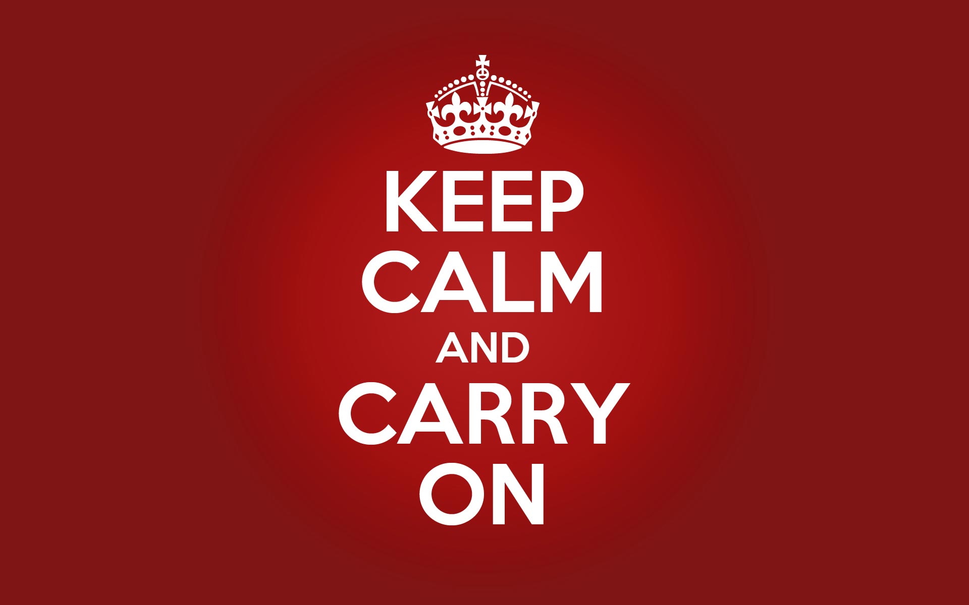 Keep Calm and Carry On - Vetor