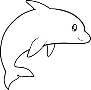 Dolphin Line Drawing - ClipArt Best