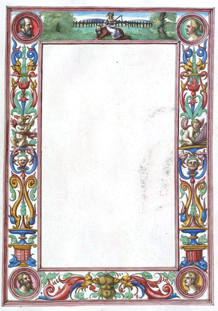 Design - Graphic - Page border - German, 1540 (2) | Vintageprintable