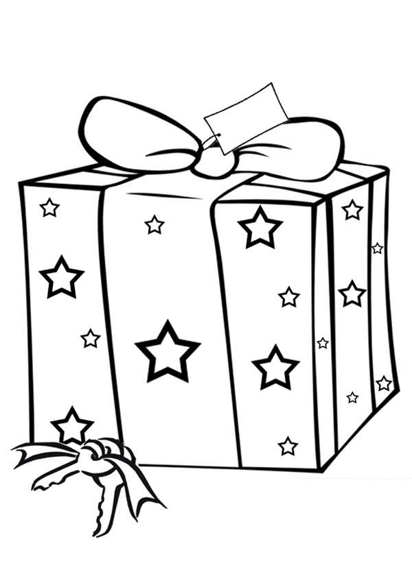 Free Online Present Colouring Page - Kids Activity Sheets ...