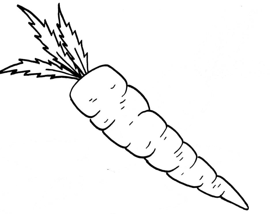 c is for carrot coloring pages - photo #28