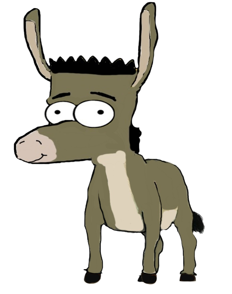 Bart Simpson as Donkey by darthraner83 on deviantART