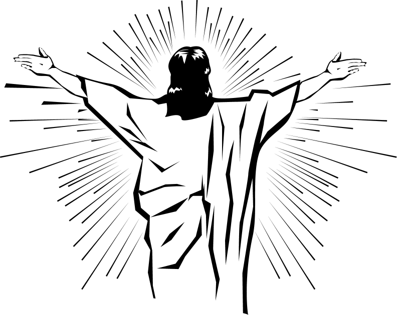 Black And White Pictures Of Jesus Clipartsco.