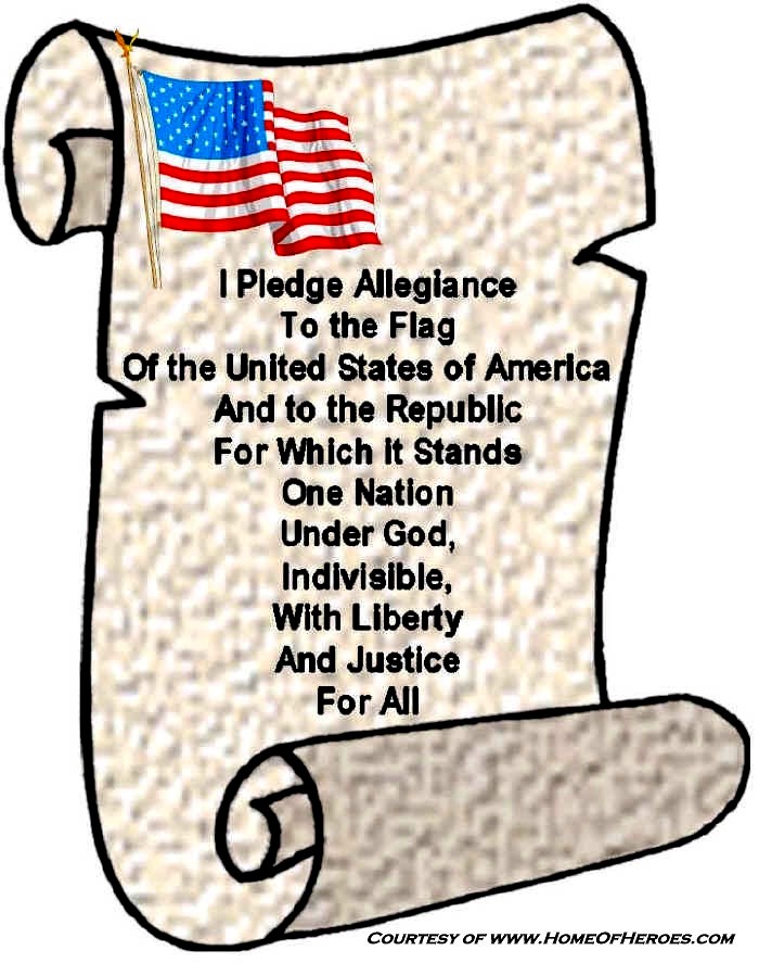 The Pledge of Allegiance to the United States Flag
